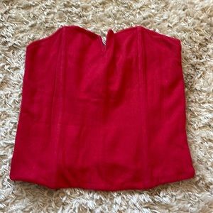porridge tube top / corset top